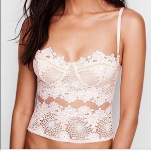 RARE Dream Angels Lace Corset Victoria’s Secret